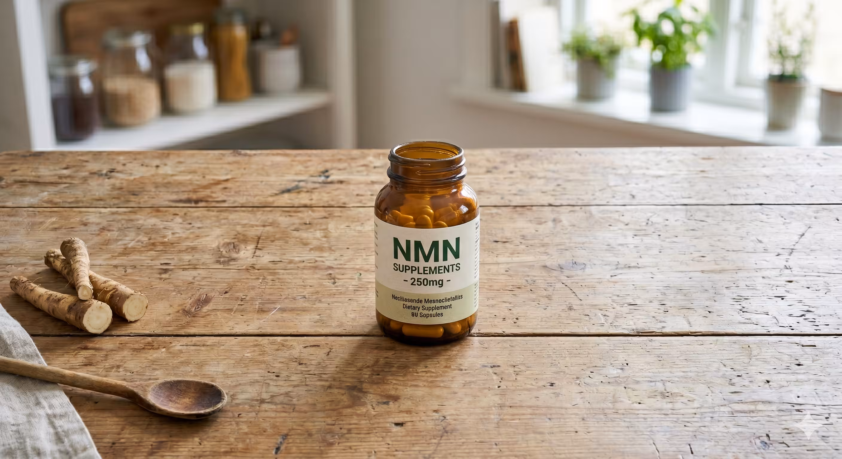 NMN supplement bottle