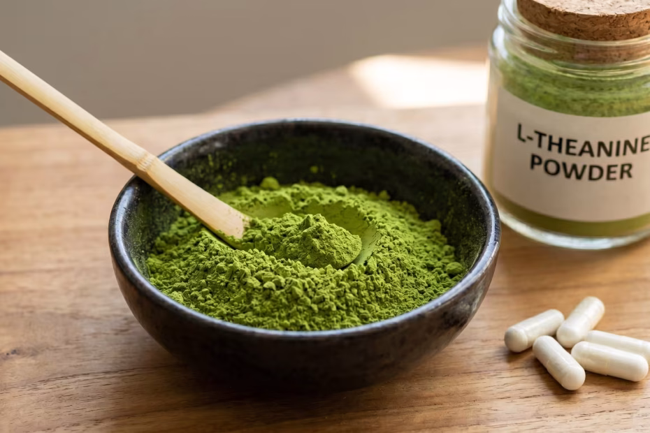 L-theanine powder an pills