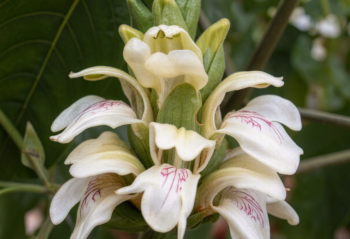 Malabar Nut (Adhatoda vasica) leaves, a traditional Ayurvedic medicinal herb