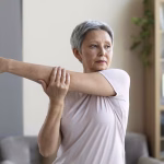 Sarcopenia causing age-related muscle loss and weakness